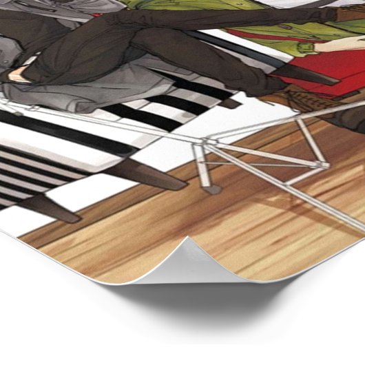 Geëigende band poster (Hoek)