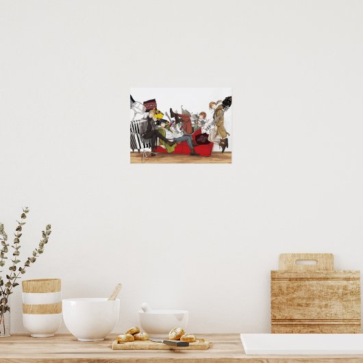 Geëigende band poster (Keuken)