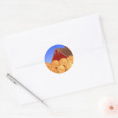 Geëindigde oogst ronde sticker (Envelop)