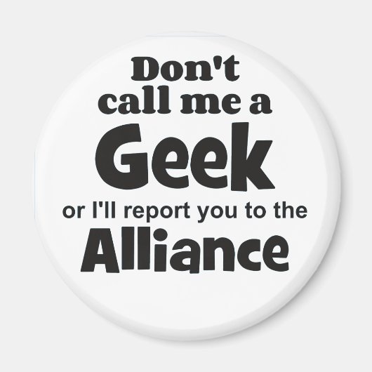 Geek Alliance bf Magneet (Voorkant)