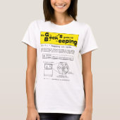 Geek bijenteelt (Swapping Cards) - Witte T-shirt (Voorkant)