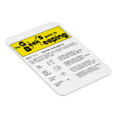 Geek bijenteelt (Zuiveren) - Magnet Magneet (Rechterzijde)