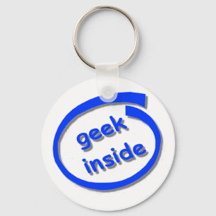 Geek binnenste toetsencombinatie sleutelhanger