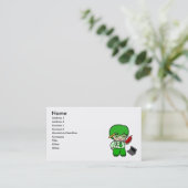 Geek Boy Visitekaartje (Staand voorkant)