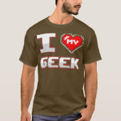 Geek Boyvriend Vriendin Ik hou van mijn geek Coupl T-shirt (Voorkant)