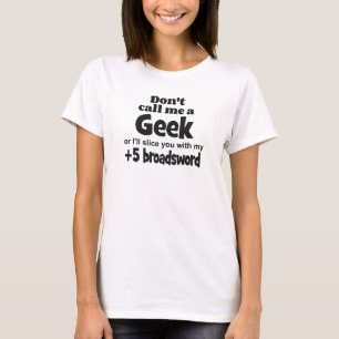 Geek-breedwoord T-shirt