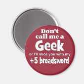 Geek breedwoord wf magneet (Voorkant / Achterkant)