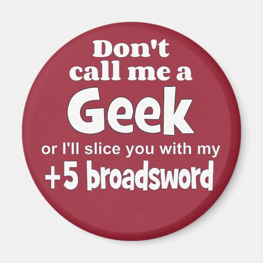 Geek breedwoord wf magneet (Voorkant)
