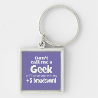 Geek breedwoord wf sleutelhanger