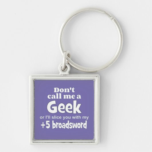 Geek breedwoord wf sleutelhanger (Voorkant)