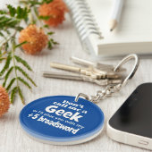 Geek breedwoord wf sleutelhanger (Voorkant Rechts)