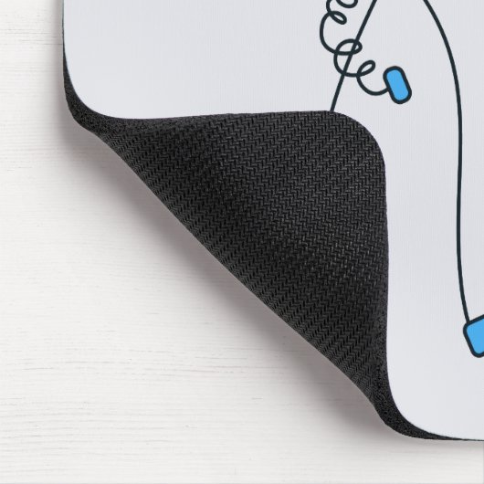 Geek Chemistry Science Funny Robot Muismat (Hoek)