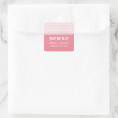 Geek Chic sparen de Stickers van de Datum, Roze (Tas)