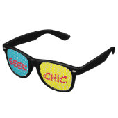 GEEK CHIC Sunglazen 3 Retro Zonnebril (Gekanteld)
