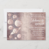 Geek Chic Wedding | Koperzool (Roos Gold Solar) Kaart (Voorkant)