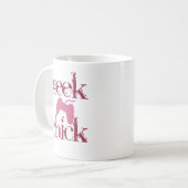 Geek chick koffiemok (Voorkant links)