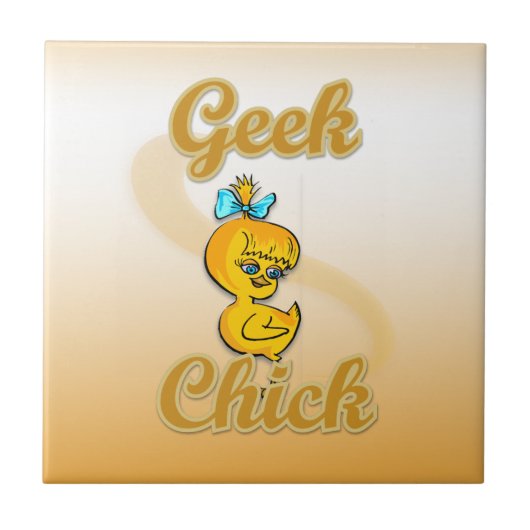 Geek Chick Tegeltje (Voorkant)