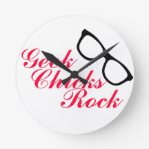 Geek Chicks Rock-klok