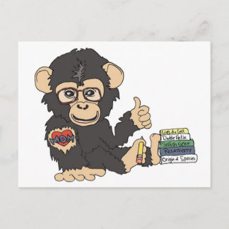 Geek Chimp Briefkaart
