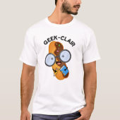 Geek-clair Funny Eclair Pun T-shirt (Voorkant)