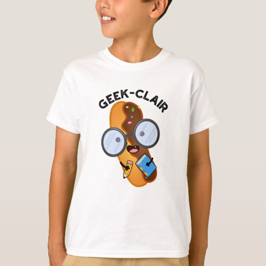 Geek-clair Funny Eclair Pun T-shirt (Voorkant)