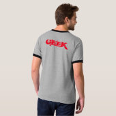 Geek Club Gray T-shirt (Achterkant volledig)