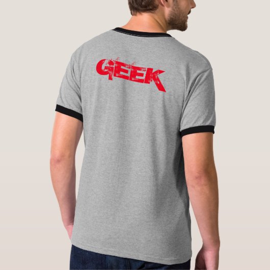 Geek Club Gray T-shirt (Achterkant)