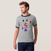 Geek Club Logos T-shirt (Voorkant volledig)