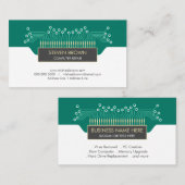 Geek codering van computerwetenschapscircuit visitekaartje (Voorkant / Achterkant)