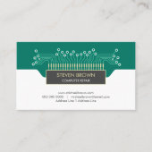Geek codering van computerwetenschapscircuit visitekaartje (Voorkant)