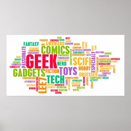 Geek Culture Poster (Voorkant)
