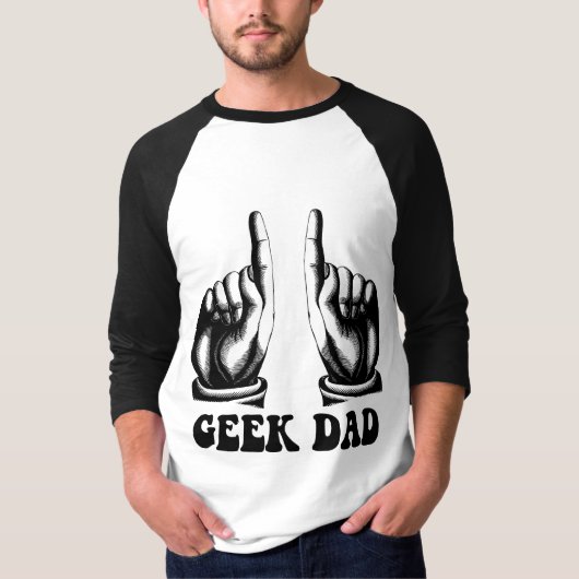 geek dad t-shirt (Voorkant)