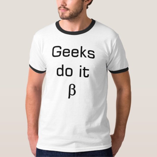 geek draag t-shirt (Voorkant)