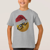 geek emoji santa grappig ontwerp voor kerstmis t-s t-shirt (Voorkant)
