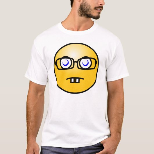 Geek Emoticon T-shirt (Voorkant)