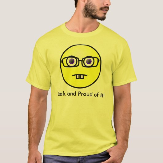 Geek en trots op het Unisex T-shirt (Voorkant)