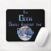 Geek Erft De Aarde Mousepad Muismat (Met muis)