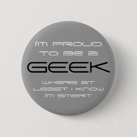 GEEK-Esteem-Button Ronde Button 5,7 Cm (Voorkant)