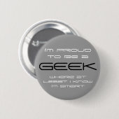 GEEK-Esteem-Button Ronde Button 5,7 Cm (Voorkant /achterkant)