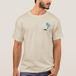 Geek filosofie Vetruvian Man Klassieke tee T-shirt