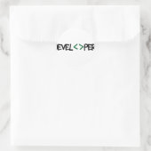 Geek / Gaming Ronde Sticker (Tas)