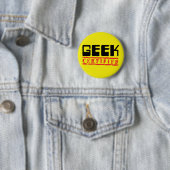 Geek gecertificeerd ronde button 5,7 cm (In situ)