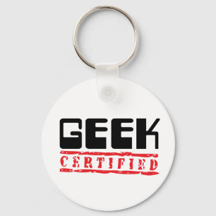 Geek gecertificeerd sleutelhanger