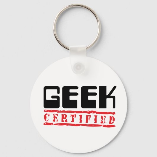 Geek gecertificeerd sleutelhanger (Voorkant)