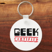 Geek gecertificeerd sleutelhanger (Voorkant)