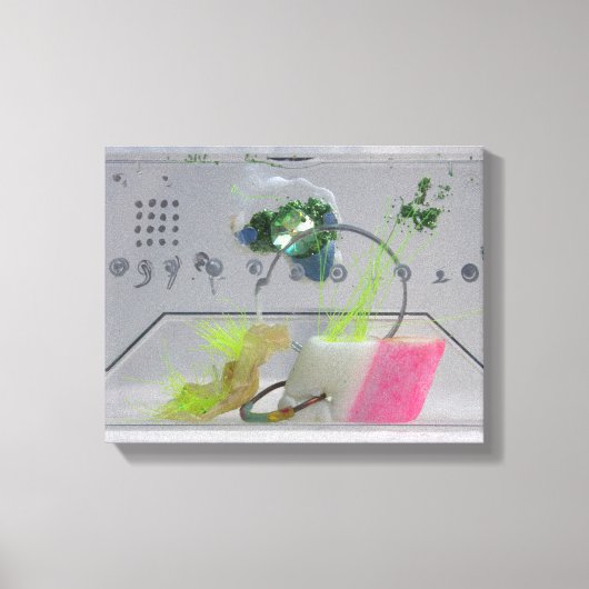 Geek Gem K7 1986 gemengd-media Canvas (Voorkant)