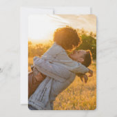 Geek geprogrammeerd voor liefde eenvoudige binaire save the date (Achterkant)