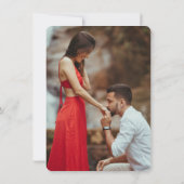 Geek geprogrammeerd voor liefde eenvoudige binaire save the date (Achterkant)