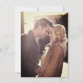 Geek geprogrammeerd voor liefde eenvoudige binaire save the date (Achterkant)