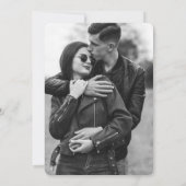 Geek geprogrammeerd voor liefde eenvoudige binaire save the date (Achterkant)